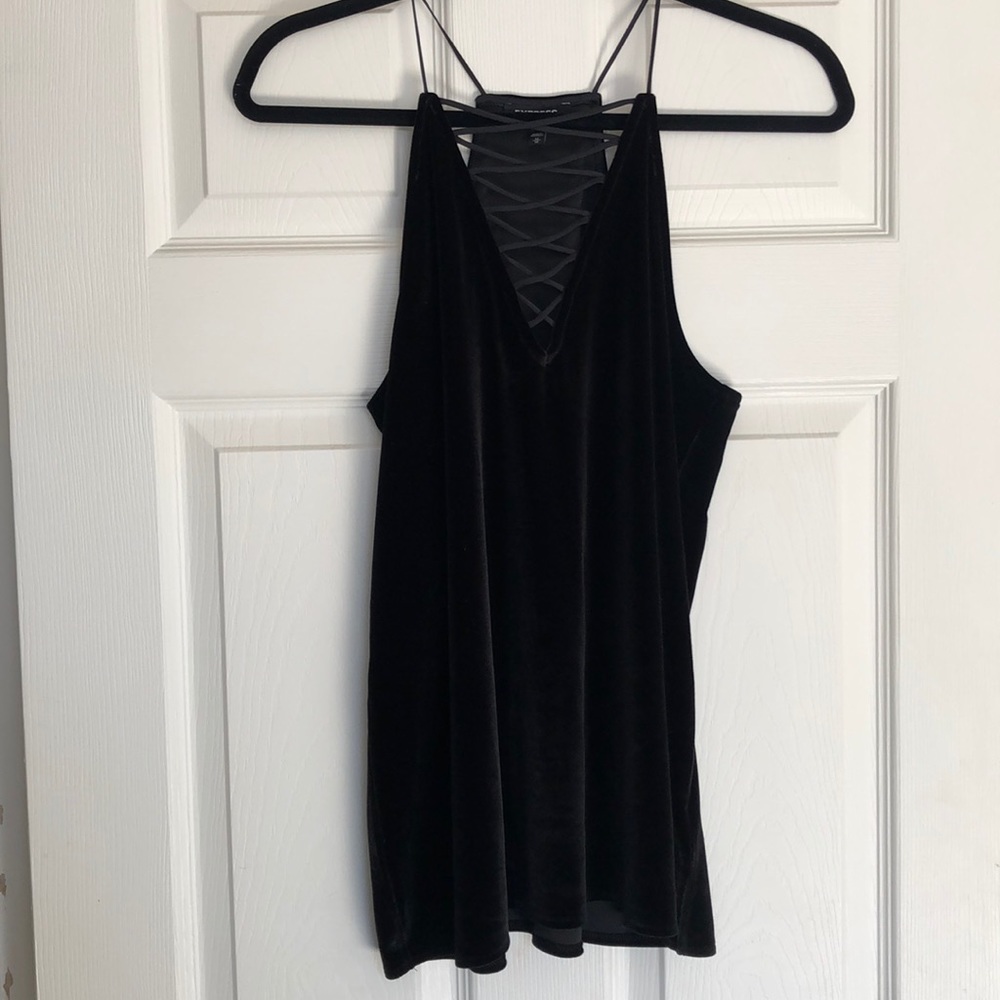 Express Women’s Velour Top